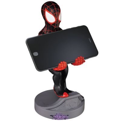 Image showing 9 th Exquisite Gaming Miles Morales Spider-Man Cable Guy Charging Controller and Device Holder, 8 in.