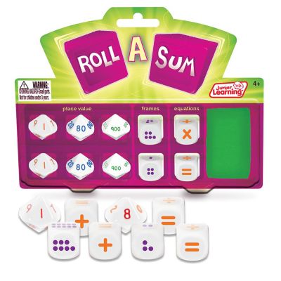 Junior Learning Roll A Sum for Ages 5-6 Grade 1 Grade 3 Learning