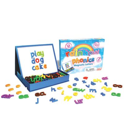 Junior Learning Rainbow Phonics Magnetic Letters: Complete Set for Word Building Ages 5-7