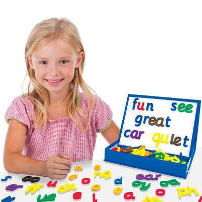 Image showing  Rainbow Phonics Magnetic Letters Complete Set for Word Building