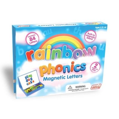 Image showing  Rainbow Phonics Magnetic Letters Complete Set for Word Building