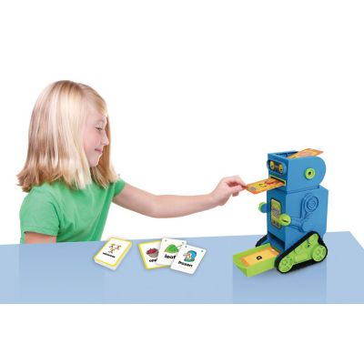 Image showing  Flashbot Flash Card Robot, Includes 20 Demonstration Flash Cards