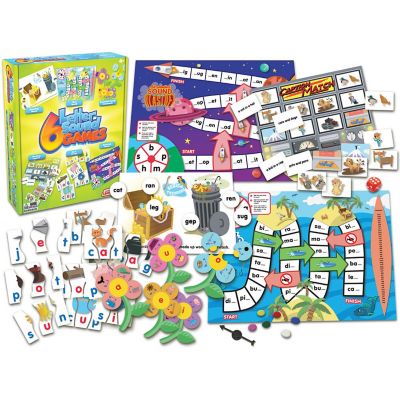 Image showing  Letter Sound Games, Assorted Letter Sounds Games, 6 pc.