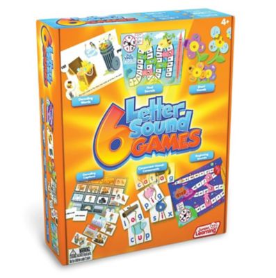 Image showing  Letter Sound Games, Assorted Letter Sounds Games, 6 pc.