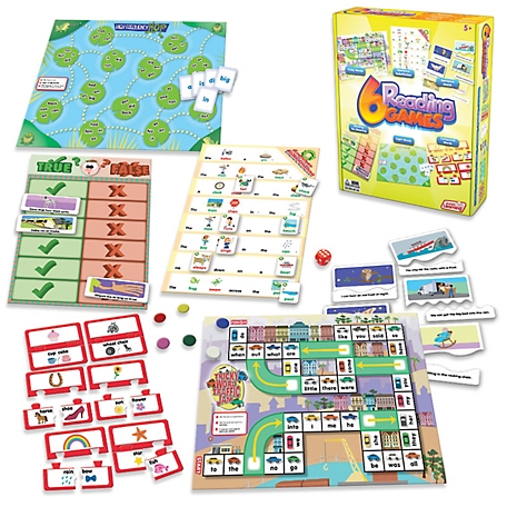 Junior Learning 6 pc. Reading Games, Assorted