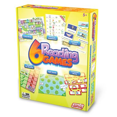 Image showing  6 pc. Assorted Reading Games Set