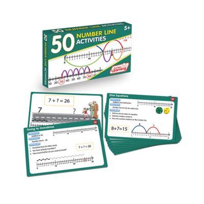 Image showing  50 Number Line Activities Learning Set
