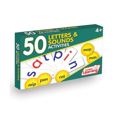 Junior Learning 50 Letters and Sounds Activities Learning Set