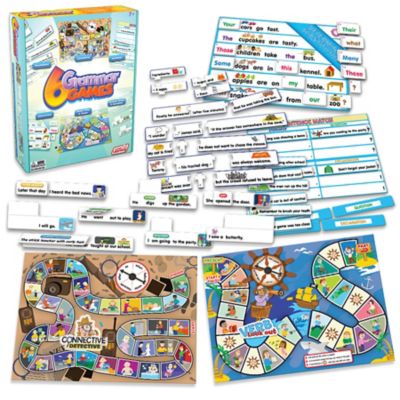 Junior Learning 6 Grammar Games Set