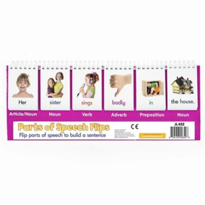 Image showing 4 th Junior Learning Parts of Speech Flip Cards Educational Learning Set