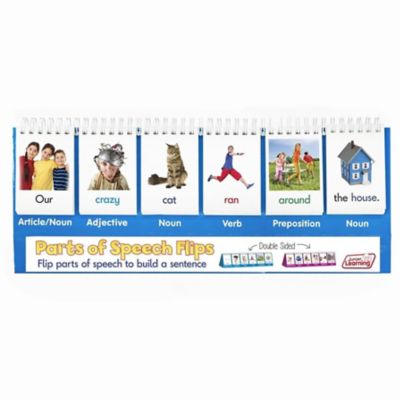 Image showing 5 th Junior Learning Parts of Speech Flip Cards Educational Learning Set