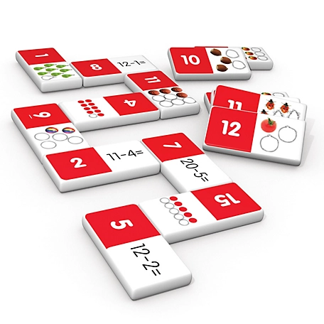 Junior Learning Subtraction Dominoes Match and Learn Educational Learning Game