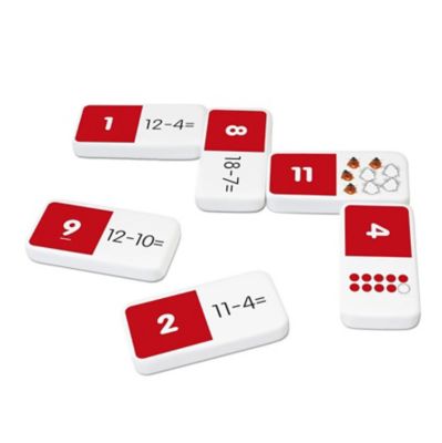 Image showing  Subtraction Dominoes Match and Learn Educational Learning Game