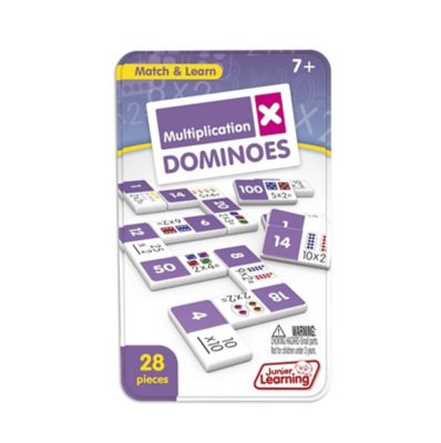 Image showing  28 pc. Multiplication Dominoes Game Set