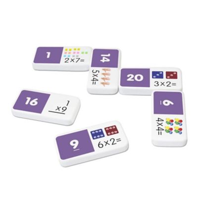 Image showing  28 pc. Multiplication Dominoes Game Set