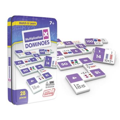 Image showing  28 pc. Multiplication Dominoes Game Set
