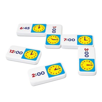 Image showing  Time Dominoes Match and Learn Educational Learning Game