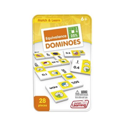 Image showing  Equivalence Dominoes Match and Learn Educational Learning Game