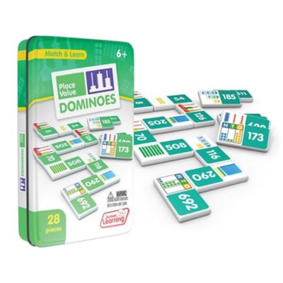 Image showing 6 th Junior Learning Place Value Dominoes Match and Learn Educational Learning Game