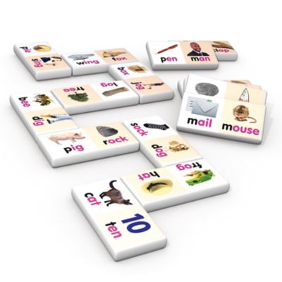 Junior Learning Rhyming Word Dominoes Match and Learn Educational Learning Game