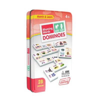 Image showing  Rhyming Word Dominoes Match and Learn Educational Learning Game