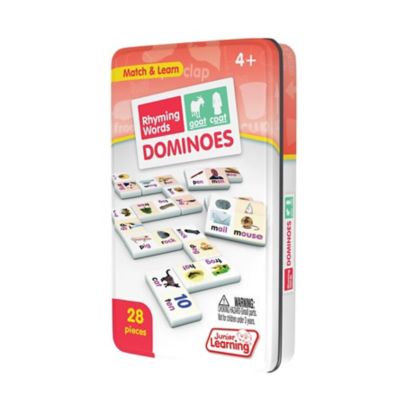 Image showing  Rhyming Word Dominoes Match and Learn Educational Learning Game