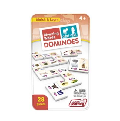 Image showing  Rhyming Word Dominoes Match and Learn Educational Learning Game