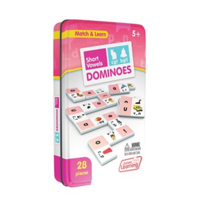 Image showing  Short Vowel Dominoes Match and Learn Educational Learning Game
