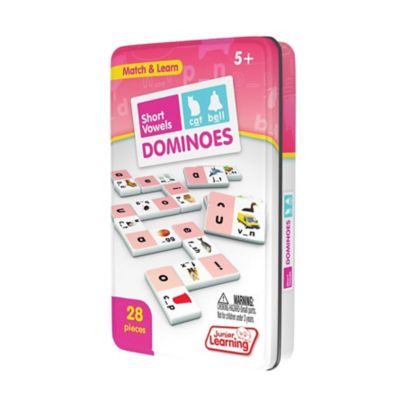Image showing  Short Vowel Dominoes Match and Learn Educational Learning Game