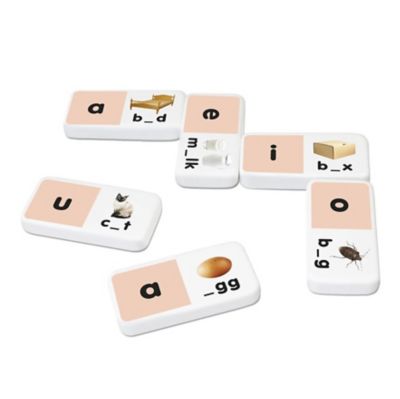 Image showing  Short Vowel Dominoes Match and Learn Educational Learning Game