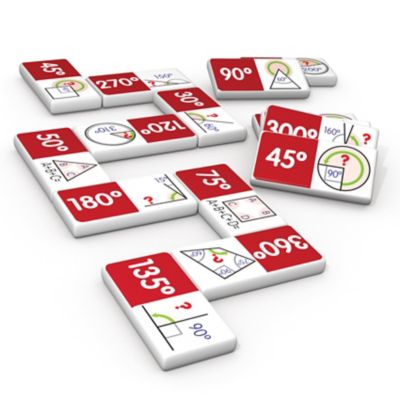 Junior Learning Angles Dominoes Match and Learn Educational Learning Game