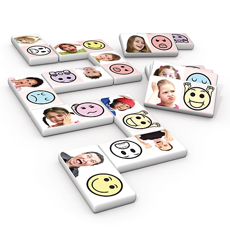Junior Learning Emotions Dominoes Match and Learn Educational Learning Game