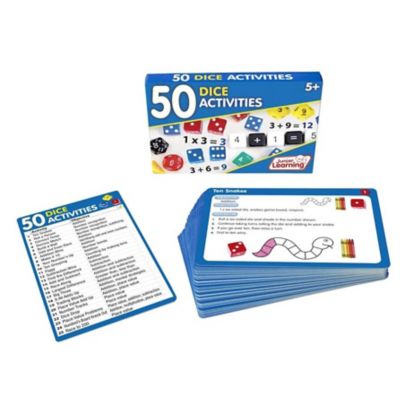 Image showing  50 Dice Activities Learning Game Set