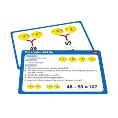 Image showing  50 Dice Activities Learning Game Set