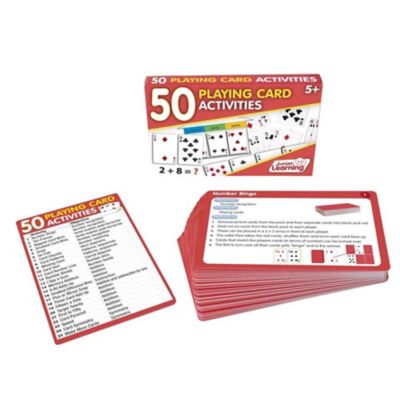 Image showing  50 Playing Card Activities Learning Educational Game