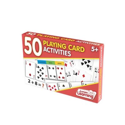 Image showing 5 th Junior Learning 50 Playing Card Activities Learning Educational Game
