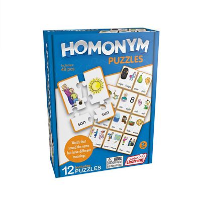 Junior Learning Homonym Learning Educational Puzzles Set
