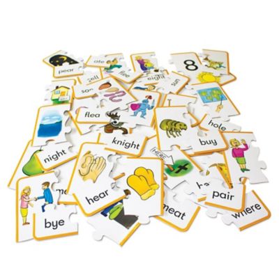 Image showing  Homonym Learning Educational Puzzles Set