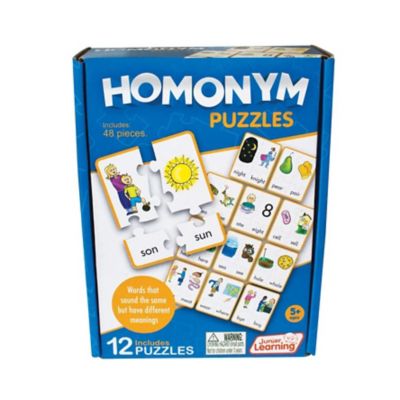 Image showing 5 th Junior Learning Homonym Learning Educational Puzzles Set