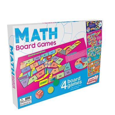 Junior Learning Math Board Games Junior Learning for Ages 5-6 Kindergarten Grade 1 Learning