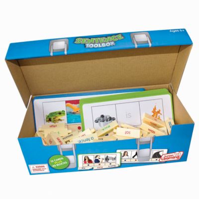 Image showing 8 th Junior Learning Sentence Toolbox Cards for Ages 4-9+ Grade 2-3 Learning