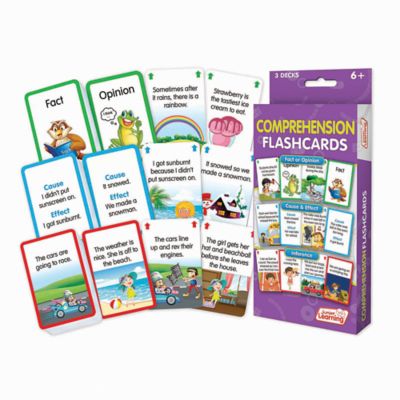 Junior Learning Comprehension Flashcards Educational Learning Game