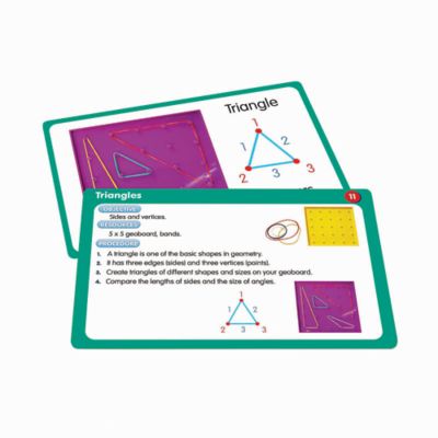 Image showing  50 Geoboard Activities Junior Learning for Ages 4-6 Kindergarten Grade 2 Learning