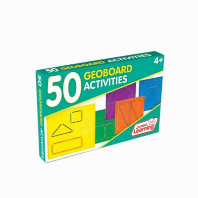 Image showing  50 Geoboard Activities Junior Learning for Ages 4-6 Kindergarten Grade 2 Learning