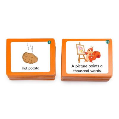 Image showing 6 th Junior Learning 100 Common Idioms Educational Activity Cards