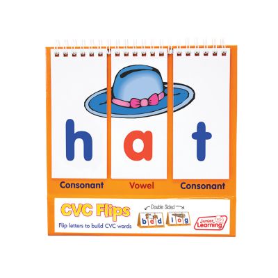 Image showing  Consonant-Vowel-Consonant Educational Flip Card Set