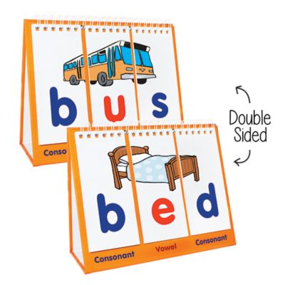 Image showing  Consonant-Vowel-Consonant Educational Flip Card Set