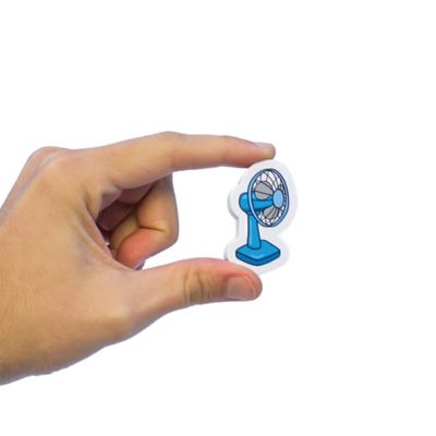 Image showing  40 pc. Rainbow CVC Objects Magnetic Foam Set