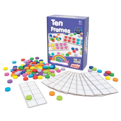 Junior Learning Rainbow 10 Frames Magnetic Activities Learning Set
