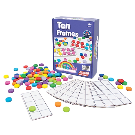 Junior Learning Rainbow 10 Frames Magnetic Activities Learning Set